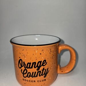 Orange County Soccer Club Souvenier Speckled Ceramic Coffee Cup